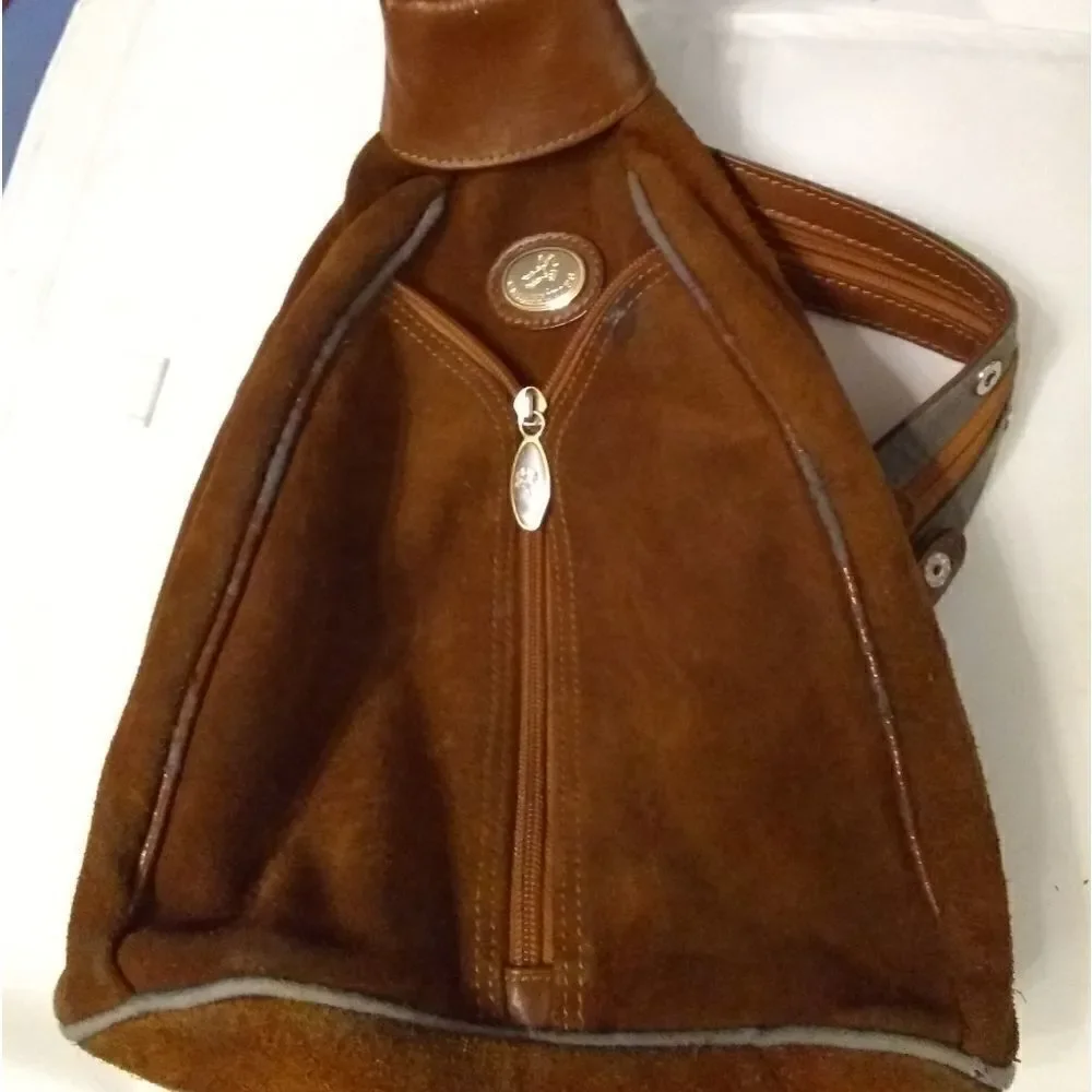 Vintage Celebrities brushed leather bag